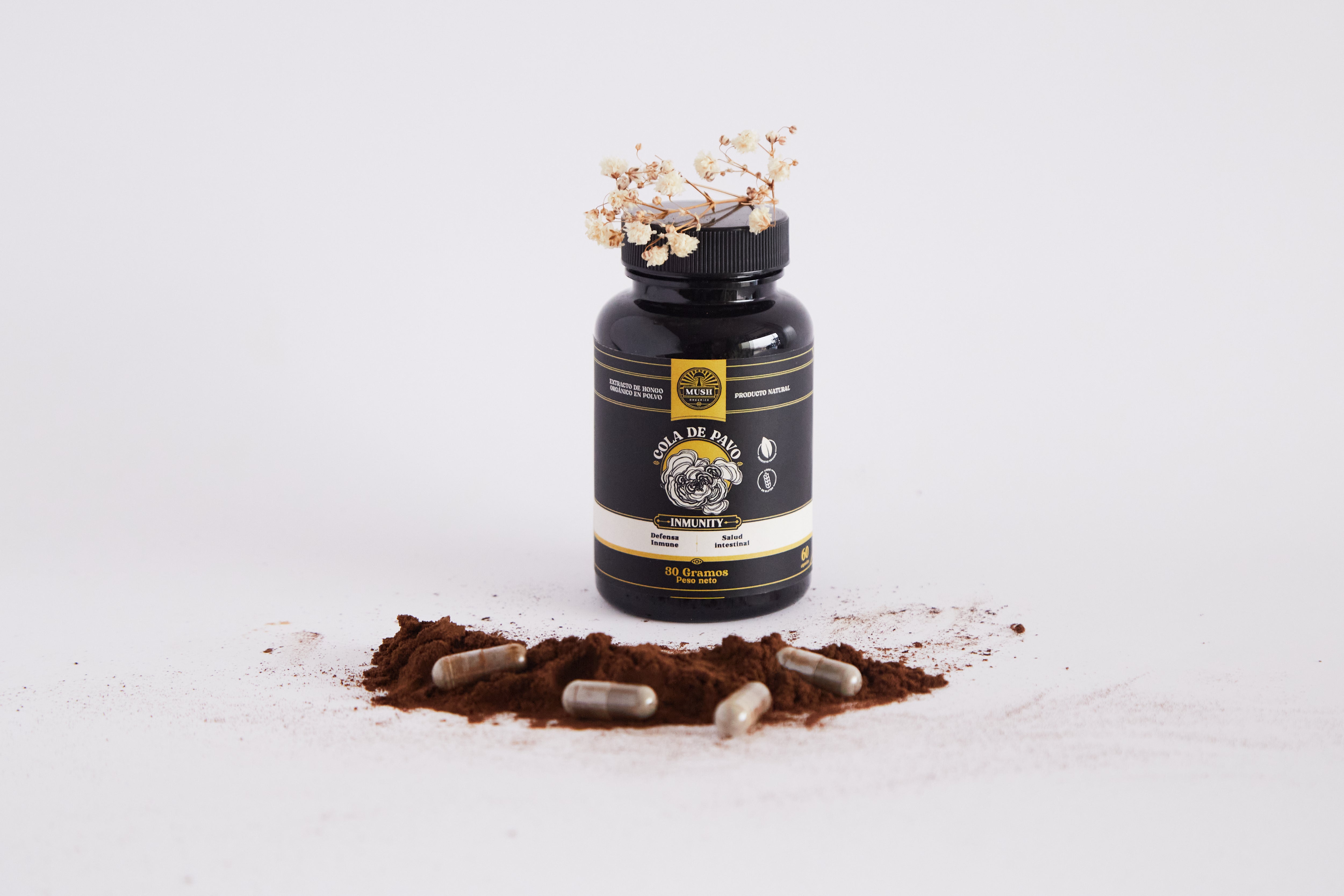 IMMUNITY - Extracto de Cola de Pavo en cápsulas