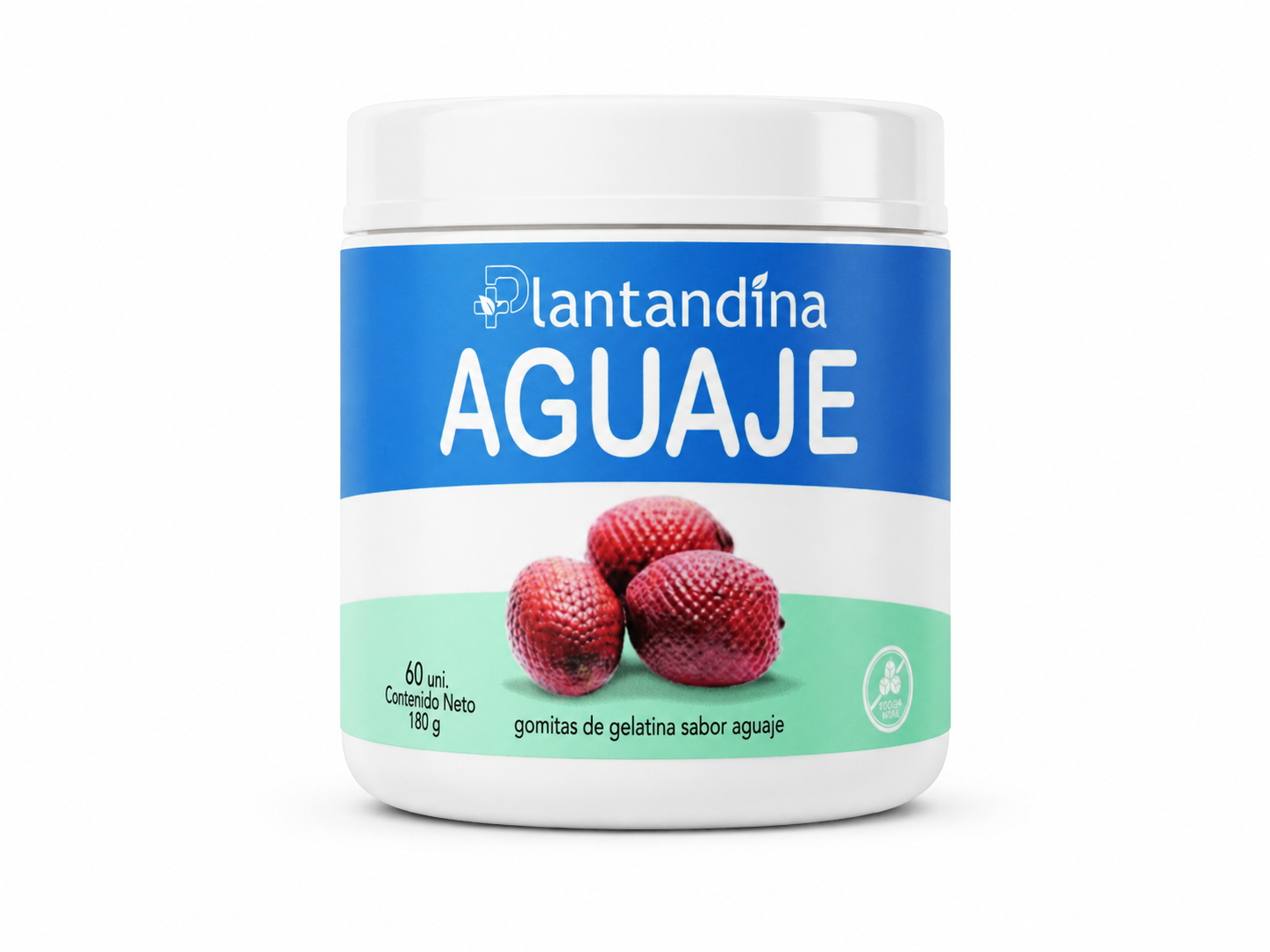 Aguaje Plantandina — Gomitas para el Bienestar Femenino · 60 unidades