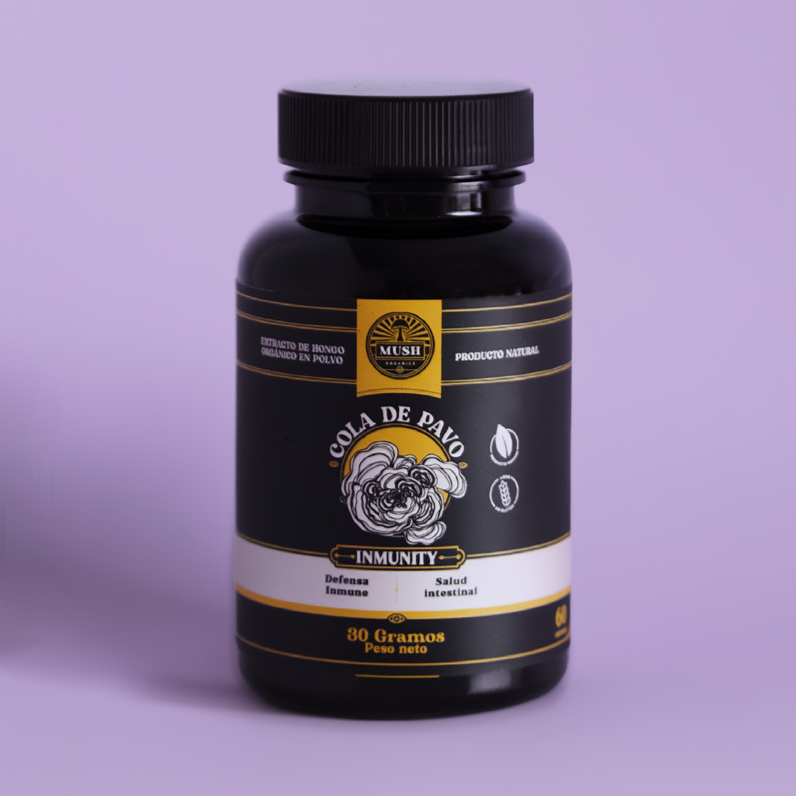 IMMUNITY - Extracto de Cola de Pavo en cápsulas