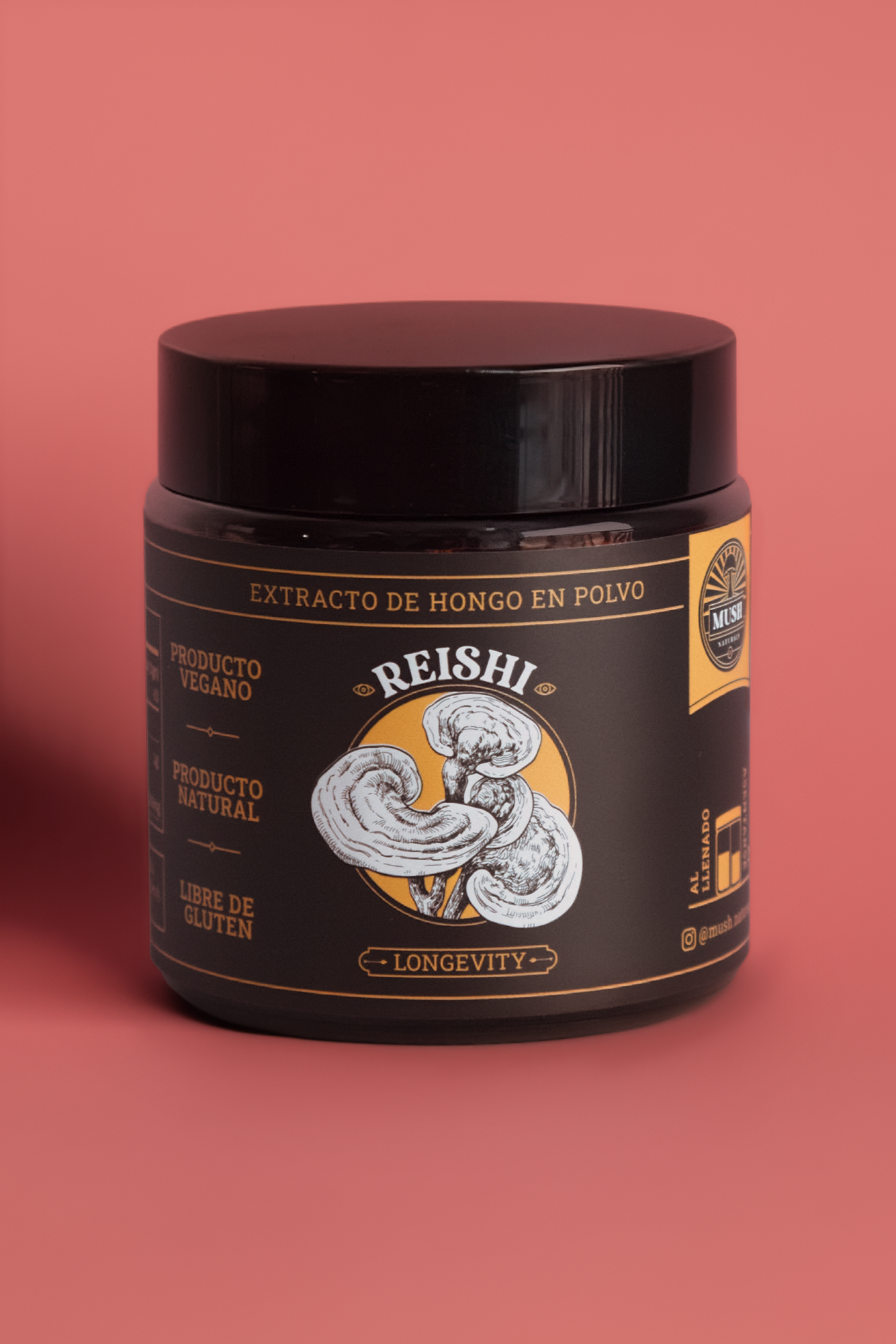 LONGEVITY - Extracto de Reishi en polvo. 60gr