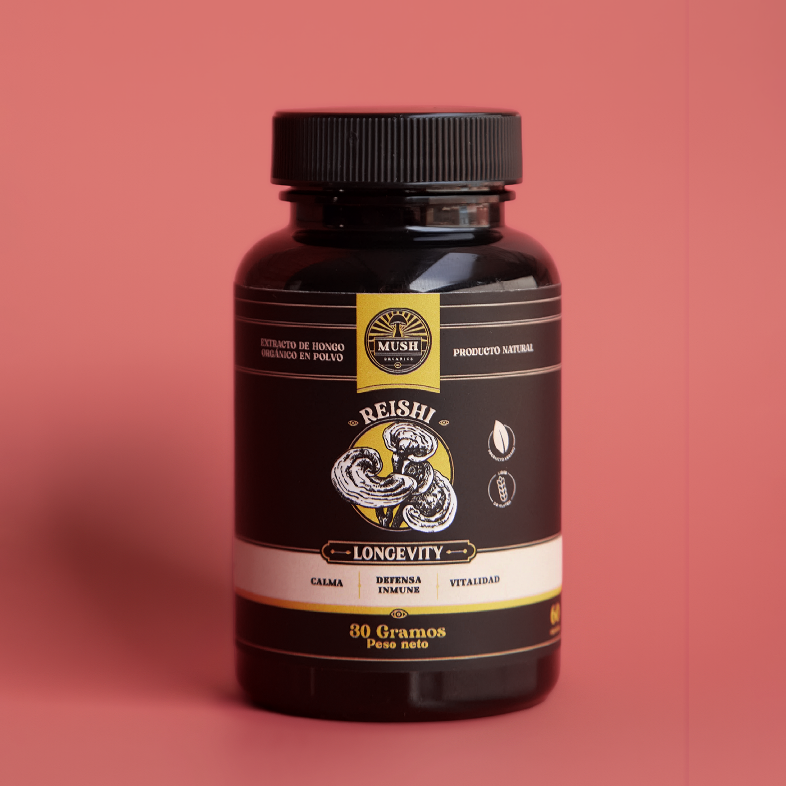 LONGEVITY - Extracto de Reishi en cápsulas