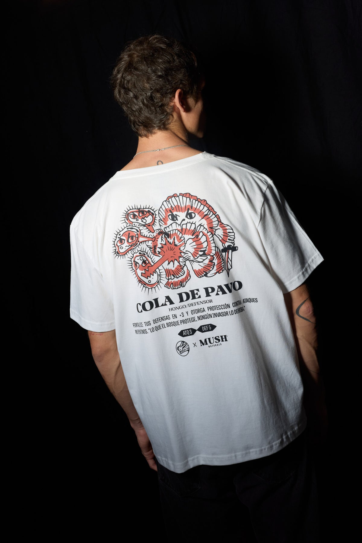 T-Shirt Mush by Pierotatts - Cola de pavo